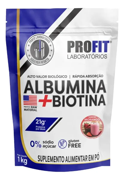 Albumina Profit Labs Morango