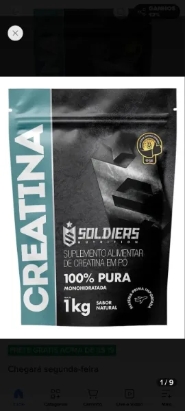 Creatina Soldiers Nutrition 1kg
