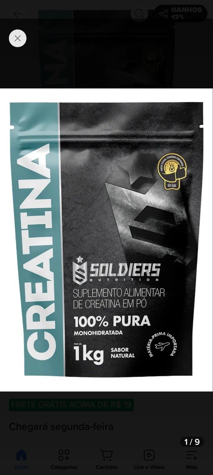 Creatina Soldiers Nutrition 1kg